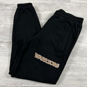NEW ERA Golden State Warriors NBA Black Jogger‎ Pants Men's Medium Unisex NWOT